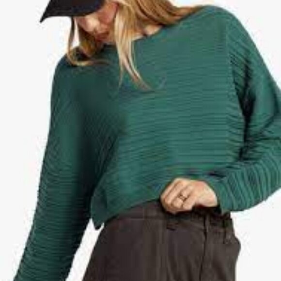 Billabong Chasing Light Sweater - Emerald Bay NWT - Picture 2 of 6
